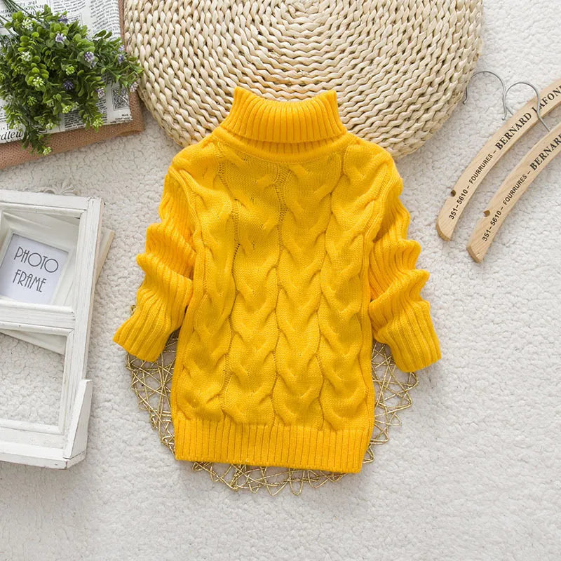 Pullover Baby Cartoon Bear Casual Basic Sweater Crewneck Thick Kids Slouchy Soft Warm Wool Clothing for Boys Girls Autumn Winter Sweaters 221115