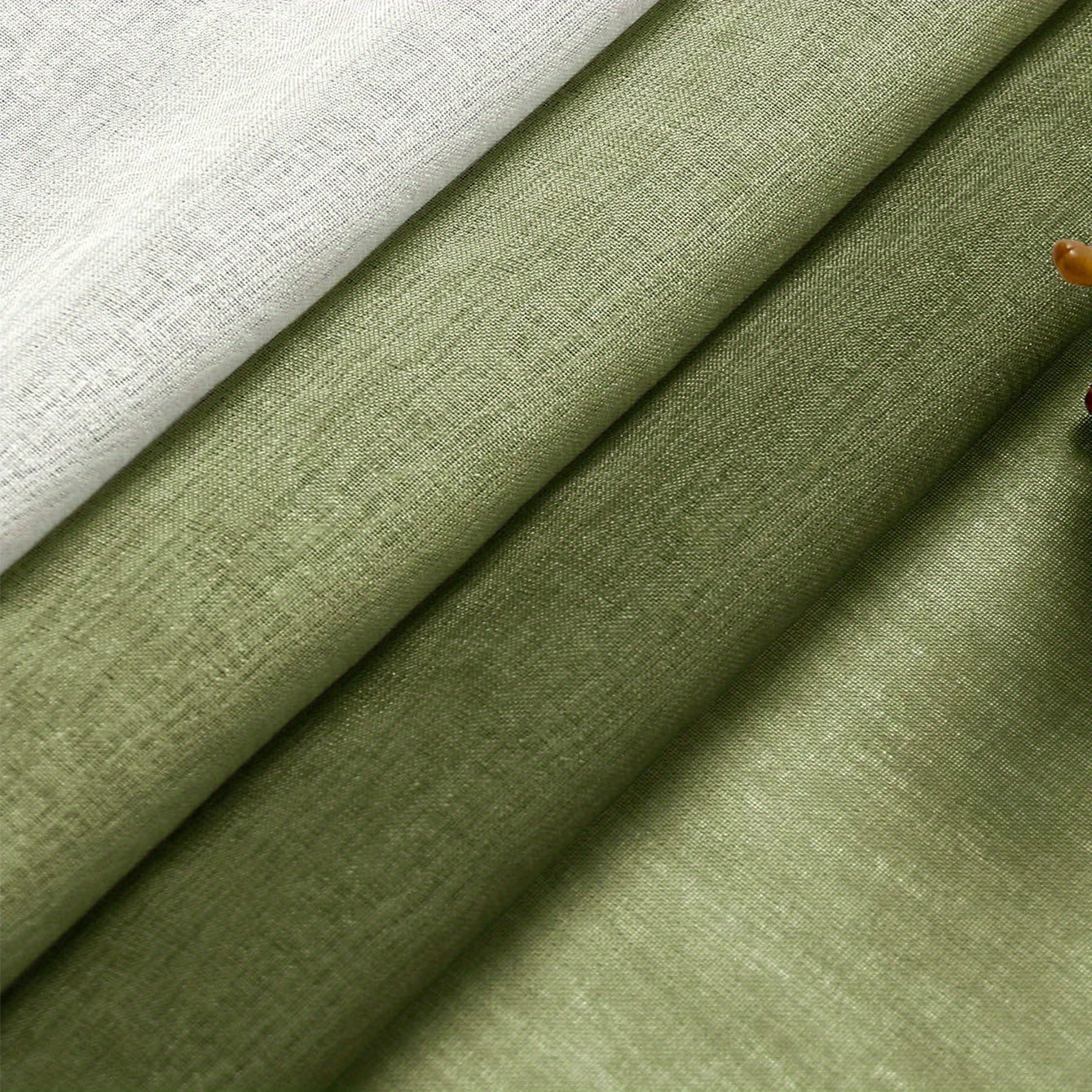 1 Panel Gradient Color Window Sheer Curtain Suitable For Living Room, Bedroom, Kitchen, Bathroom, Home Decor, Room Decor