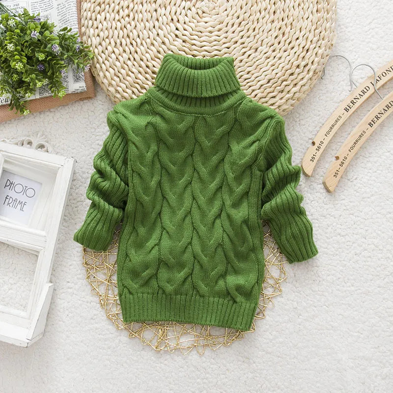 Pullover Baby Cartoon Bear Casual Basic Sweater Crewneck Thick Kids Slouchy Soft Warm Wool Clothing for Boys Girls Autumn Winter Sweaters 221115