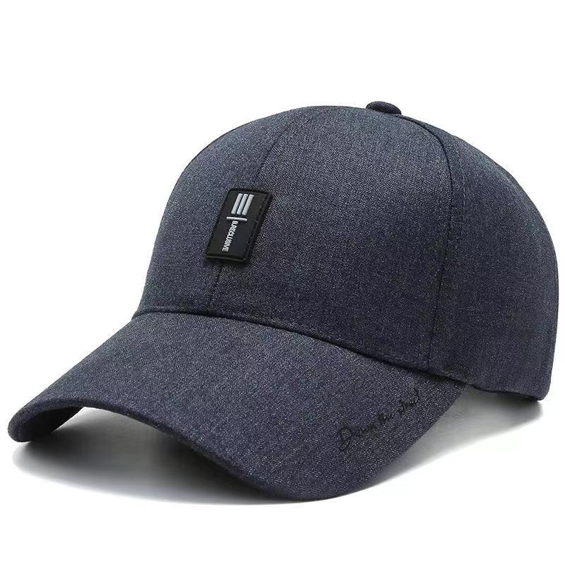 Stylish Men's Embroidered Letter Black Baseball Cap - Classic Fashion Headwear for Gift Giving, Casual Daily Wear, and Outdoor Activities