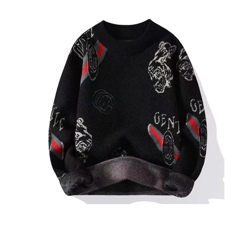 Mens Designer Sweaters Pullover Hoodie Long Sleeve Sweater Sweatshirt Embroidery Knitwear Man Clothing Winter Clothes