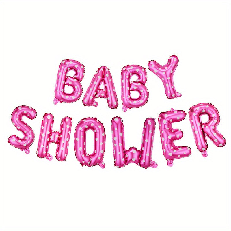 Set, 16inch Baby Shower Balloon Banner, It's A Boy, It's A Girl, Oh Baby Foil Balloons, Gender Reveal Balloons, Baby Shower Party Supplies