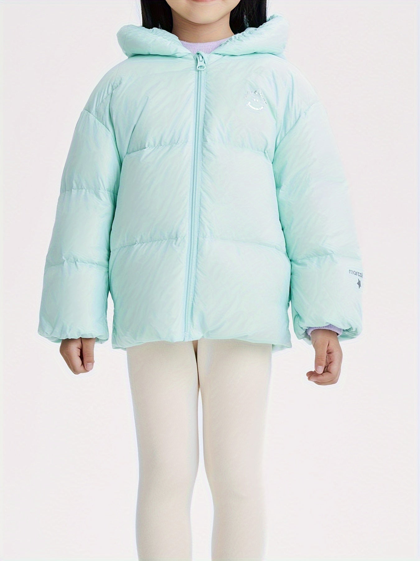 Marcolor Girls Casual & Stylish 80% Duck Down Hooded Thickened Down Jacket Winter