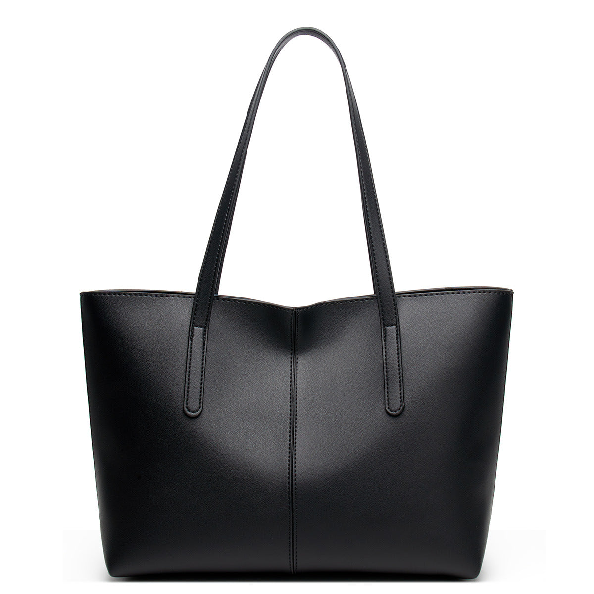 2025 popular Fashion Women's Bag New Bag Simple Large Capacity Tote Bag Portable Shoulder Tote Bag Splicing Women's Bag