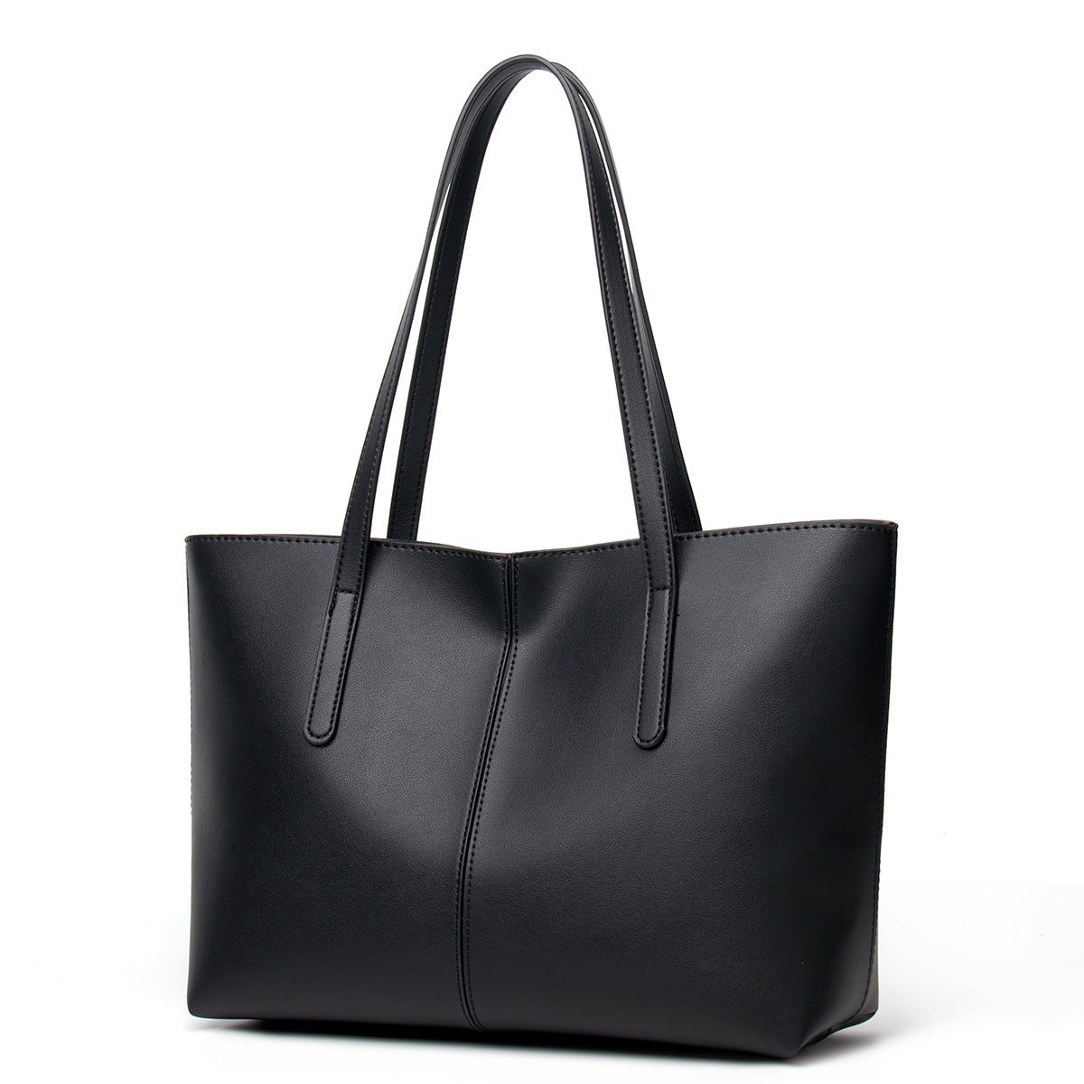 2025 popular Fashion Women's Bag New Bag Simple Large Capacity Tote Bag Portable Shoulder Tote Bag Splicing Women's Bag