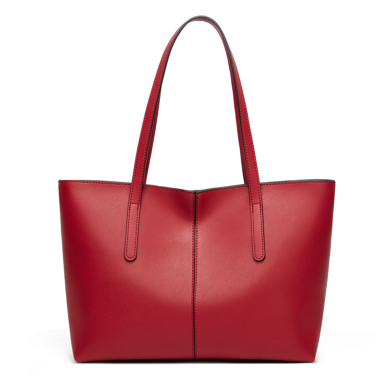 2025 popular Fashion Women's Bag New Bag Simple Large Capacity Tote Bag Portable Shoulder Tote Bag Splicing Women's Bag
