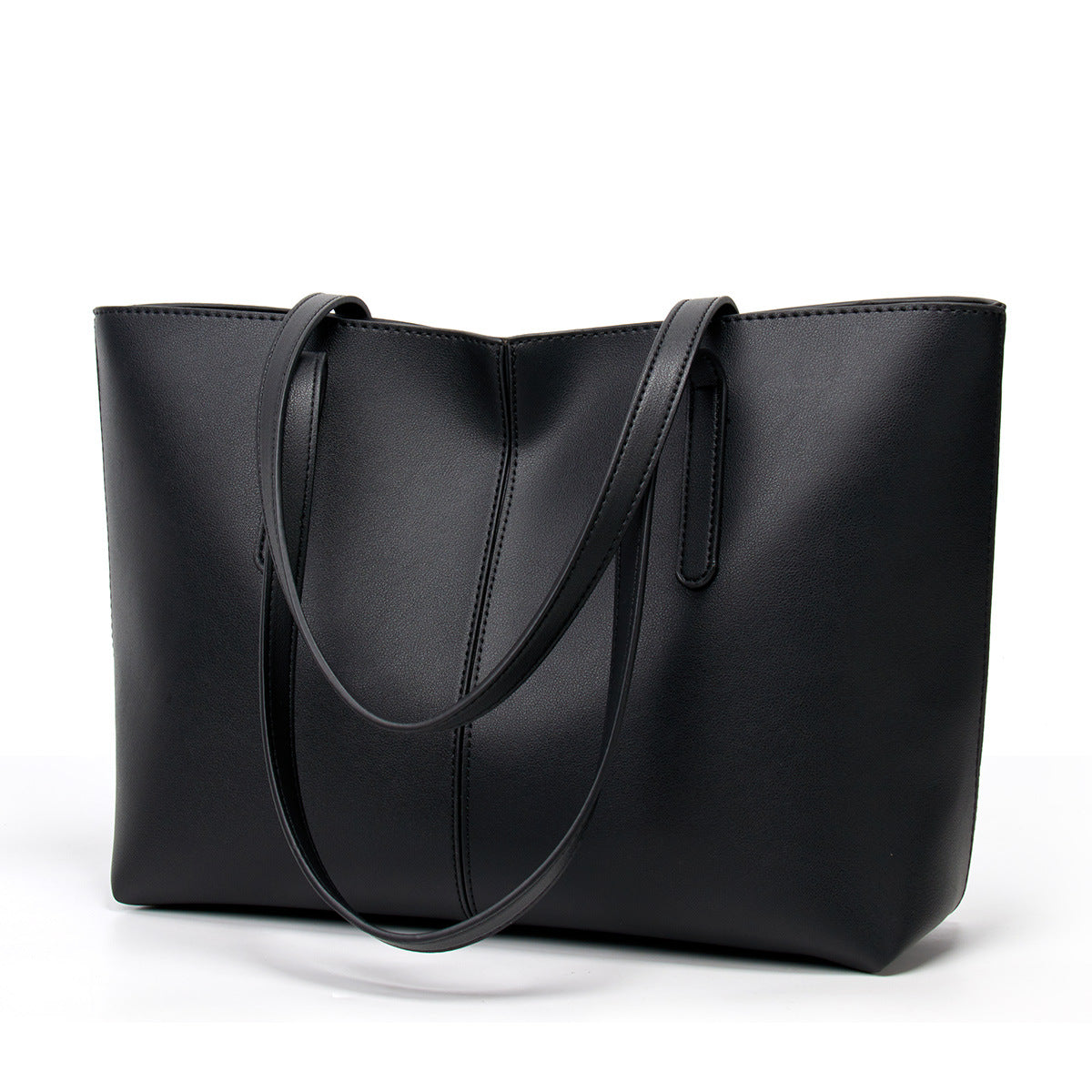 2025 popular Fashion Women's Bag New Bag Simple Large Capacity Tote Bag Portable Shoulder Tote Bag Splicing Women's Bag