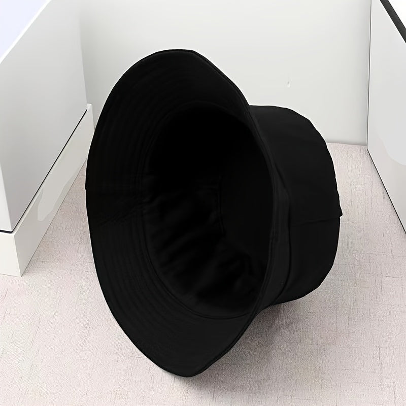 Stylish Unisex Reversible Bucket Hat - Double-Layered Fabric for Maximum Sun Protection, Breathable, Adjustable, and Comfortable - Perfect for Outdoor Activities and Everyday Wear