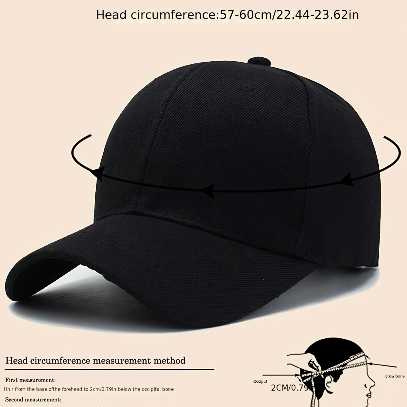 Buy 2 Get 1 Free, total of 3 pcs Classic Simple Plain Polyester Fiber Baseball Cap - Unisex Sports Cap for Outdoor Activities - Black, White, and Gray Colors