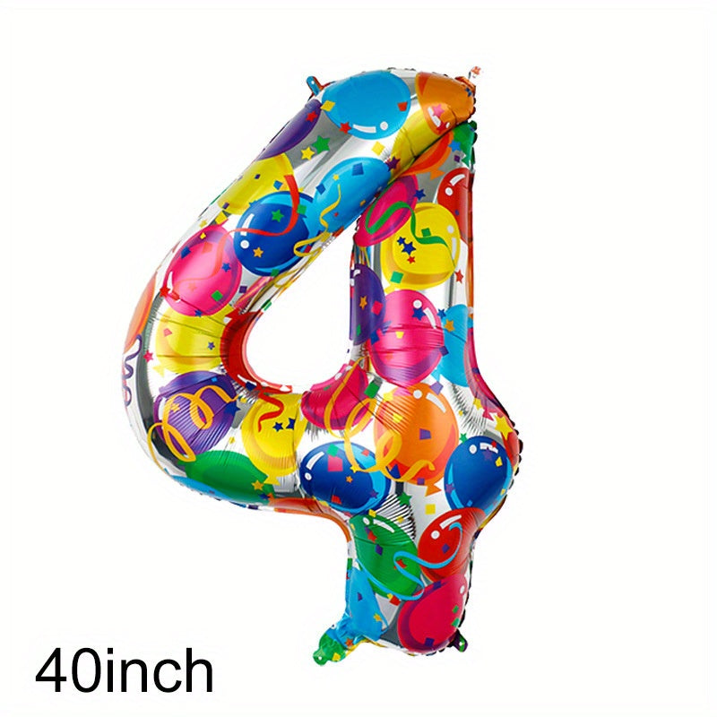 40 Inch Foil Colorful Number Balloons Birthday Party Decor Supplies