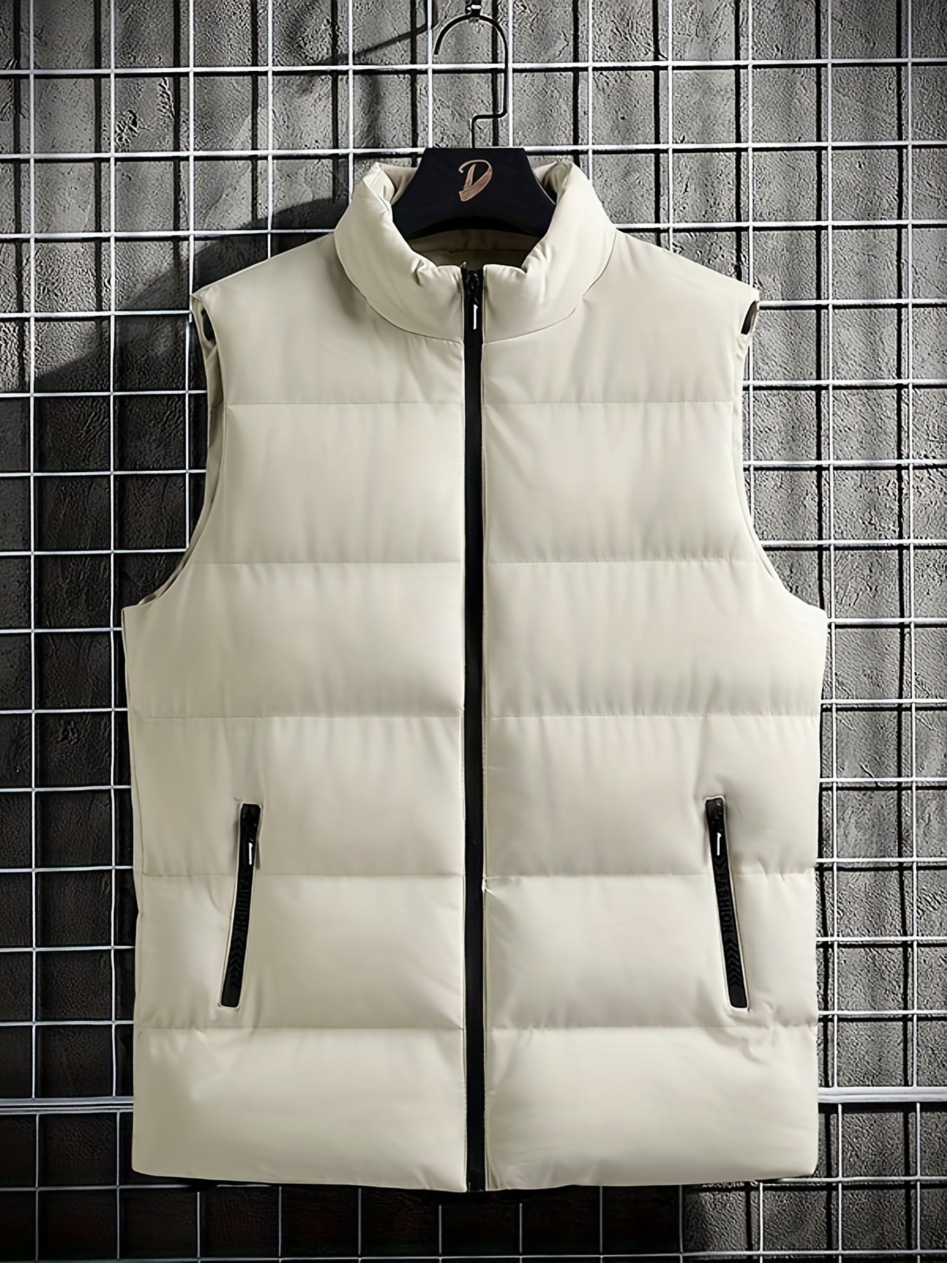 Mens Quilted Insulated Down Vest - Sleeveless Puffer Style for Ultimate Warmth - Zippered Pockets perfect for Winter Sports & Travel Adventures