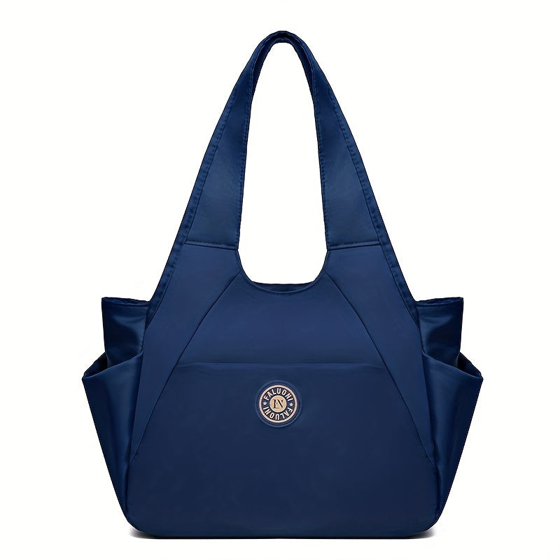 Large Capacity Nylon Travel Tote Bag For Women, Single Shoulder Bag For Beach, Hiking, And Travel