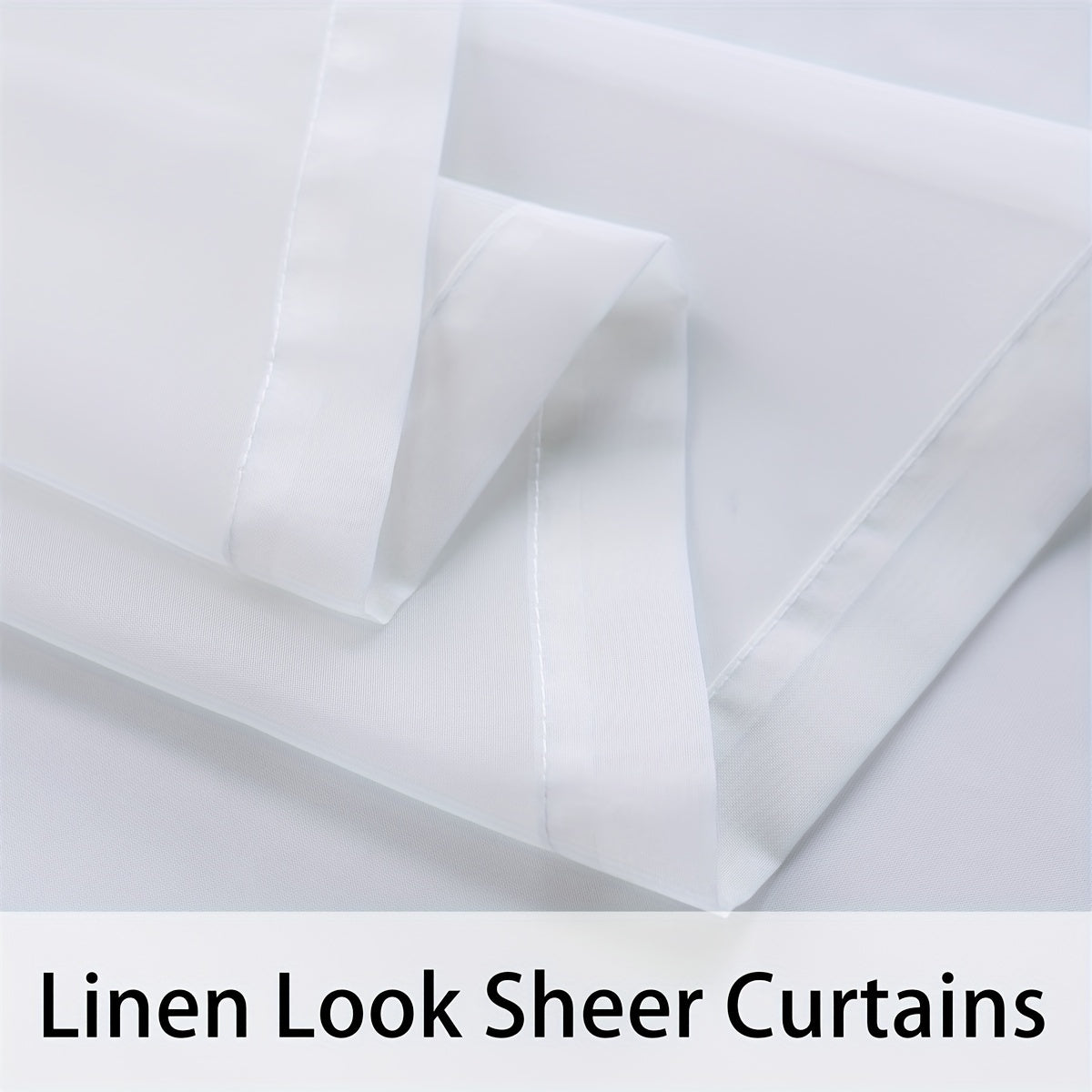 1pc Solid Lightweight Voile Sheer Curtain Panel - Soft, Light-Filtering, Grommet Top, Easy Hang - Perfect for Living Room, Dining Room Home Decor, Filtering Natural Light, Enhancing Interior Ambiance