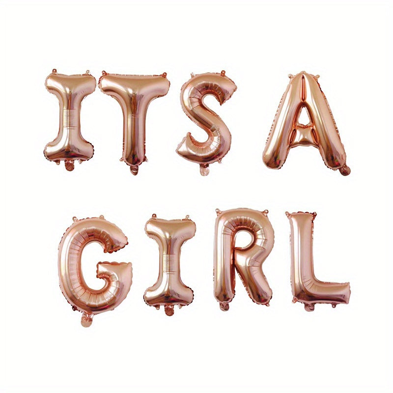 Set, 16inch Baby Shower Balloon Banner, It's A Boy, It's A Girl, Oh Baby Foil Balloons, Gender Reveal Balloons, Baby Shower Party Supplies