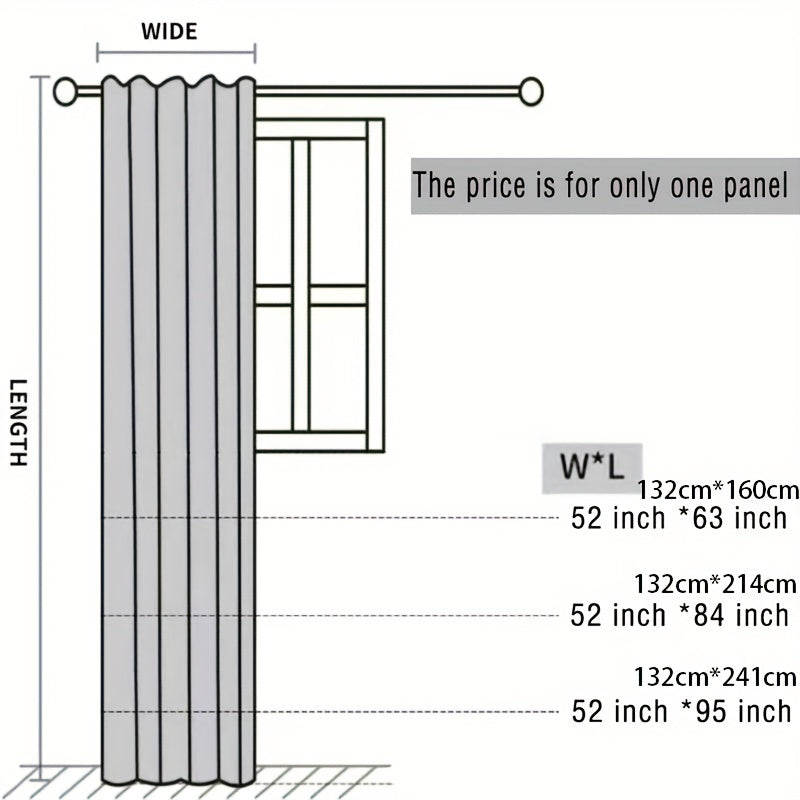 1pc Elegant Grid Sheer Curtain with Grommet Top - Enhance Your Home Decor with Soft Filtered Light, Perfect for Living Room, Bedroom, Kitchen, Patio, and Villa - Easy to Install and Maintain