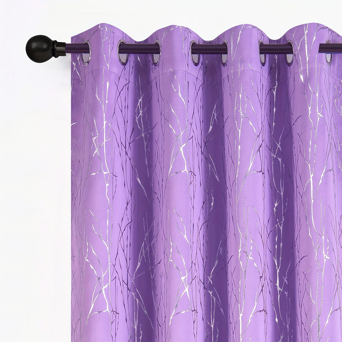 1pc, Blackout Curtain Grommet Top Curtain For Living Room Office Home Decor, 12 Colors Available, 52*84in