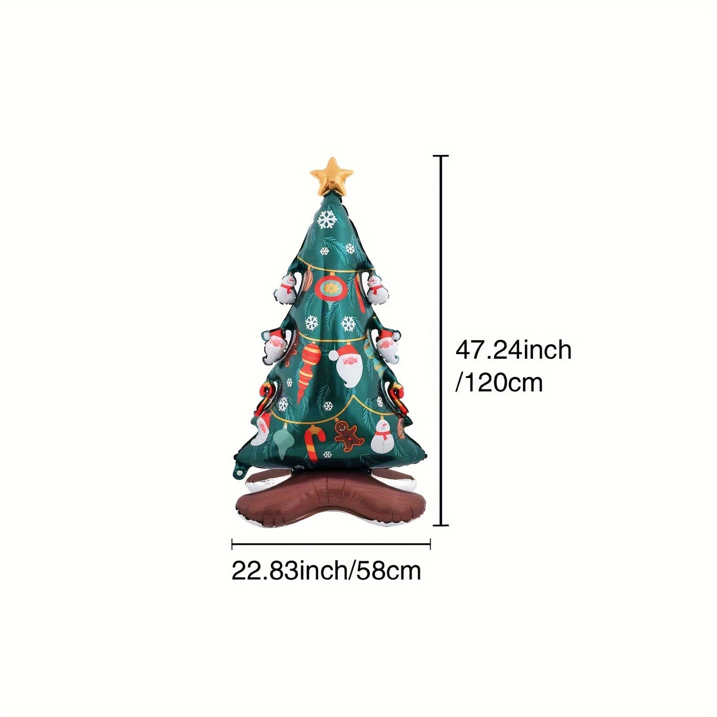 Giant Christmas Tree Foil Balloon - Perfect for Holiday Parties, Home & Office Decor | Self-Sealing, No Power Needed