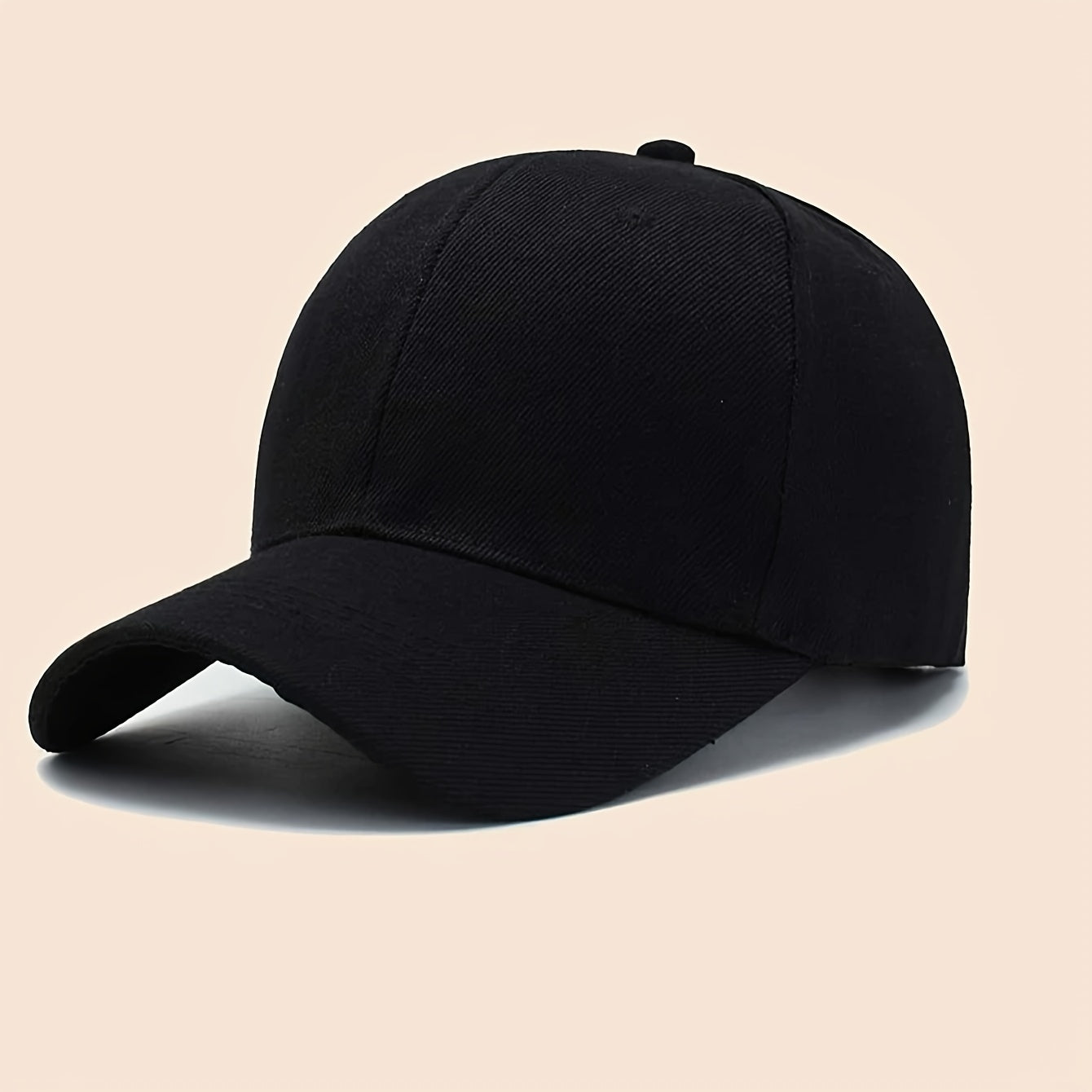 Buy 2 Get 1 Free, total of 3 pcs Classic Simple Plain Polyester Fiber Baseball Cap - Unisex Sports Cap for Outdoor Activities - Black, White, and Gray Colors