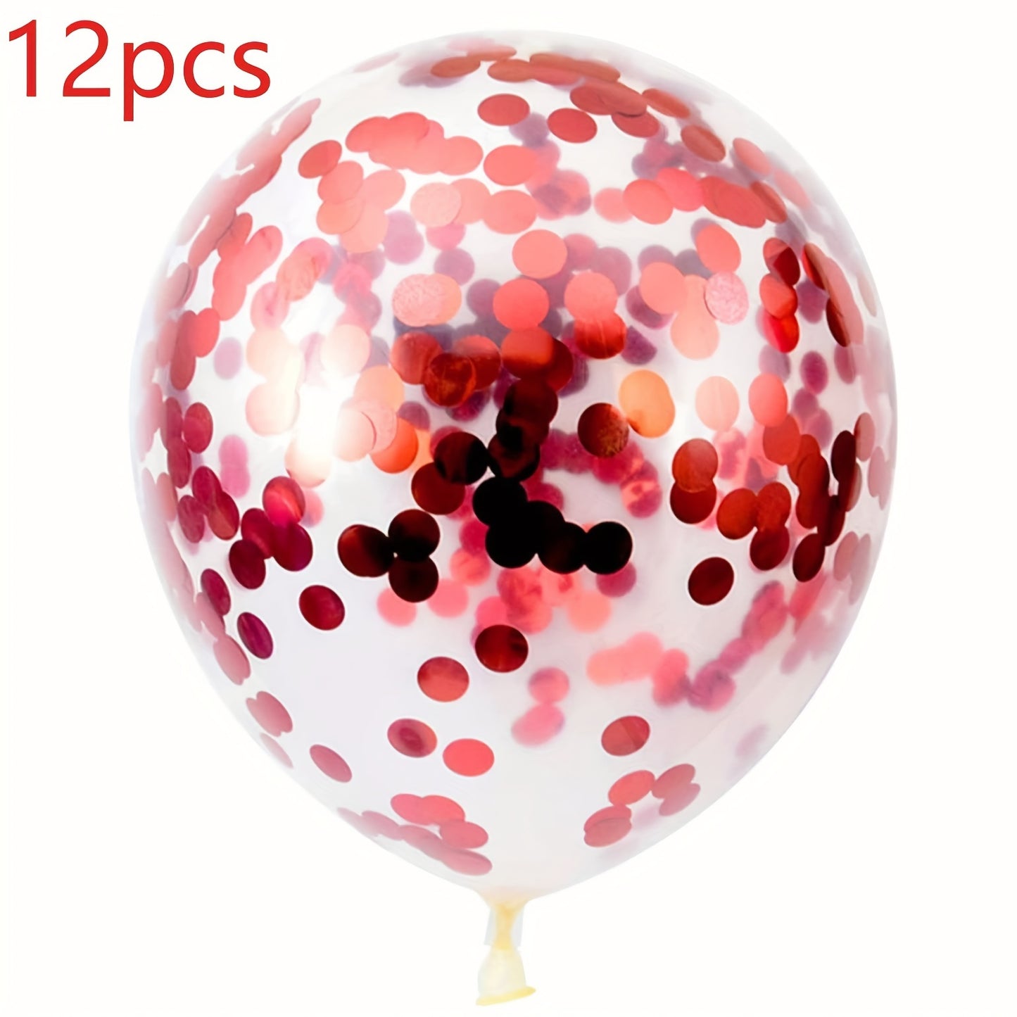 12pcs/30pcs Golden Confetti 12-Inch Latex Balloons for Perfect Party Decorations - Graduation, Weddings, Birthdays