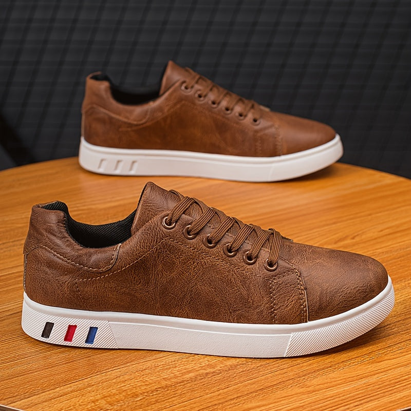 Spring Trendy Oversized Men's Casual Sports Shoes - Flat Sole, Versatile, Breathable, Comfortable, Lightweight, Work-Friendly, Stylish - Perfect for Daily Wear, Outdoor Activities, and Office Settings