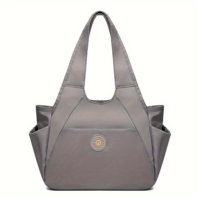 Large Capacity Nylon Travel Tote Bag For Women, Single Shoulder Bag For Beach, Hiking, And Travel