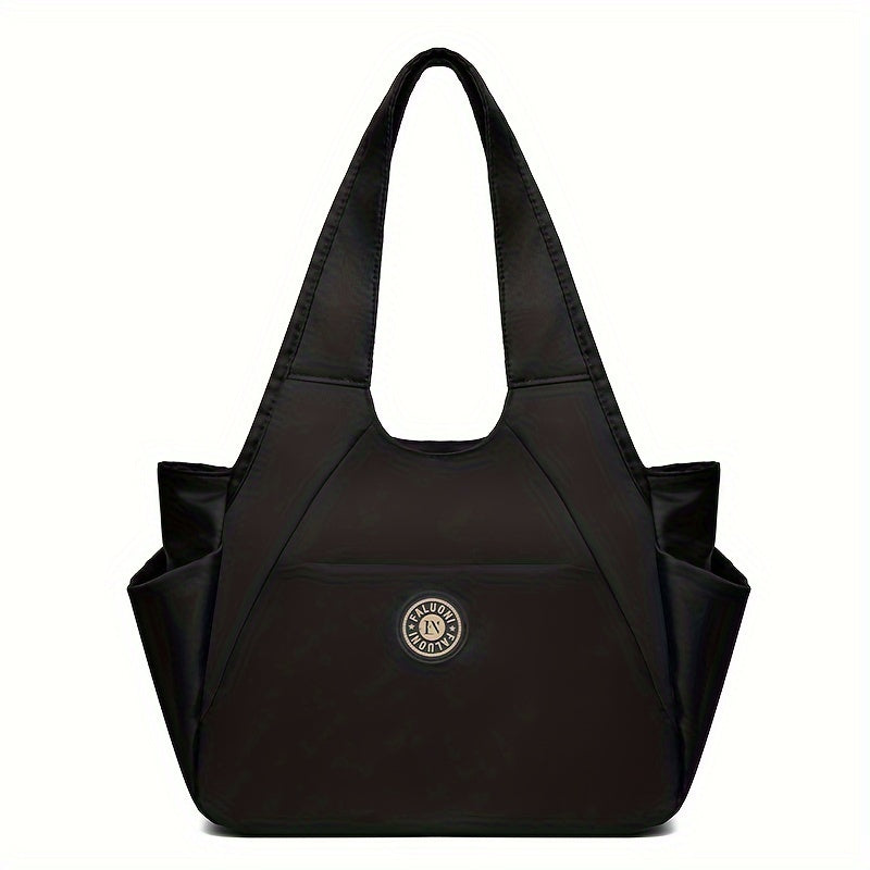 Large Capacity Nylon Travel Tote Bag For Women, Single Shoulder Bag For Beach, Hiking, And Travel