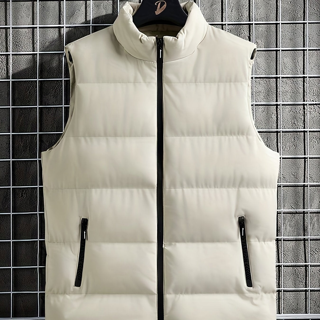 Mens Quilted Insulated Down Vest - Sleeveless Puffer Style for Ultimate Warmth - Zippered Pockets perfect for Winter Sports & Travel Adventures