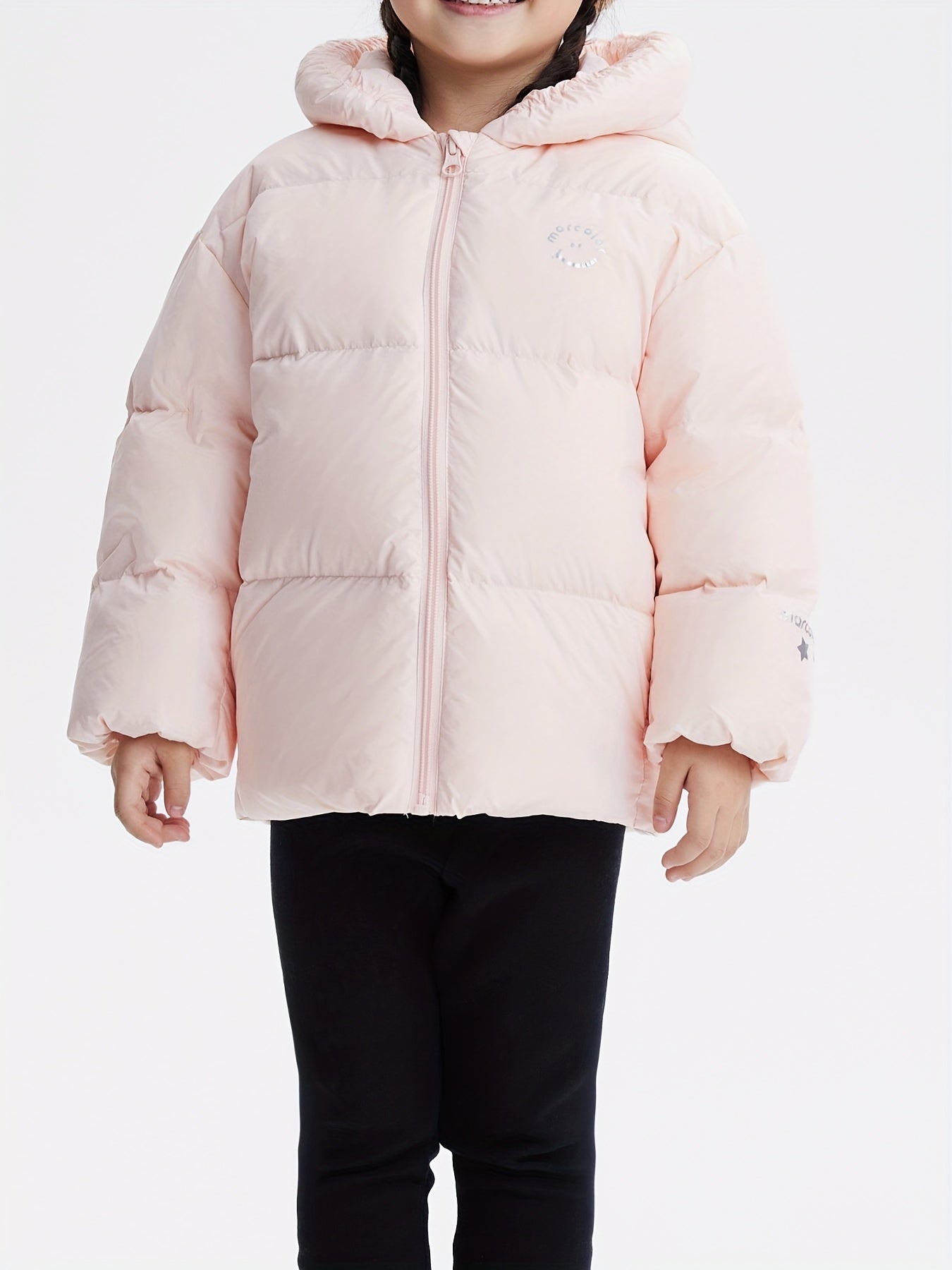 Marcolor Girls Casual & Stylish 80% Duck Down Hooded Thickened Down Jacket Winter