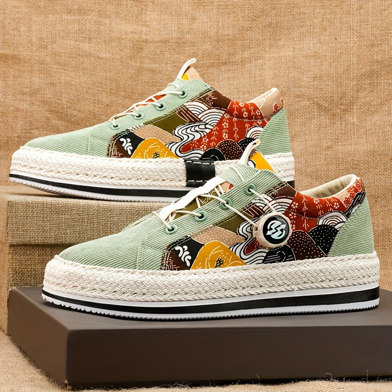 Mens Fashionable Low Top Sneakers - Ventilated & Skate-Inspired - Lightweight, Non-Slip & Comfortable - Perfect for Active Mens Outdoor Adventures