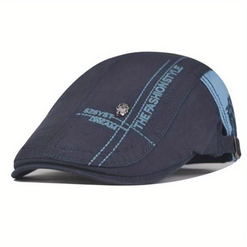 1pc Premium Mens Flat Cap - Classic Cabbie Style, Gatsby Inspired - Versatile & Durable - Perfect Gift Idea for Him
