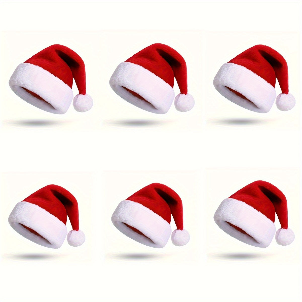 1pc Y2K Style Thickened Long Plush Christmas Hat - Breathable, Enlarged, Soft, and Warm Winter Hat for Christmas Decoration - Fun and Festive Holiday Accessory