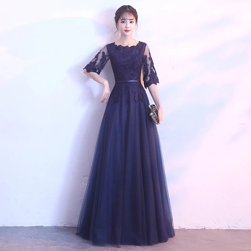 VSKKV Annual Party Evening Dress Women Spring New Banquet Temperament Elegant Party Host Slim Long Dress
