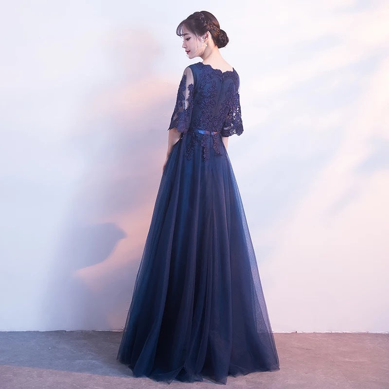 VSKKV Annual Party Evening Dress Women Spring New Banquet Temperament Elegant Party Host Slim Long Dress