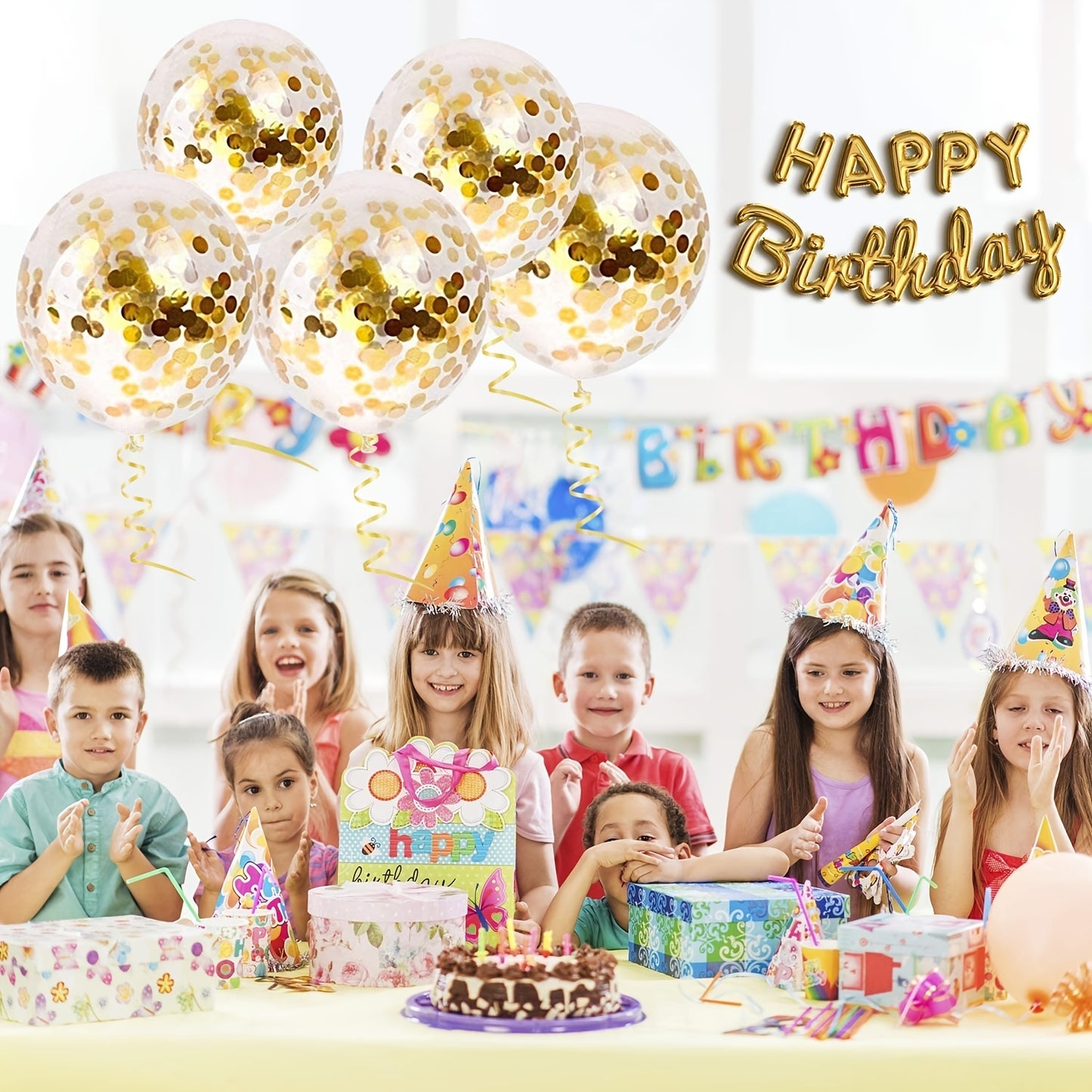 12pcs/30pcs Golden Confetti 12-Inch Latex Balloons for Perfect Party Decorations - Graduation, Weddings, Birthdays