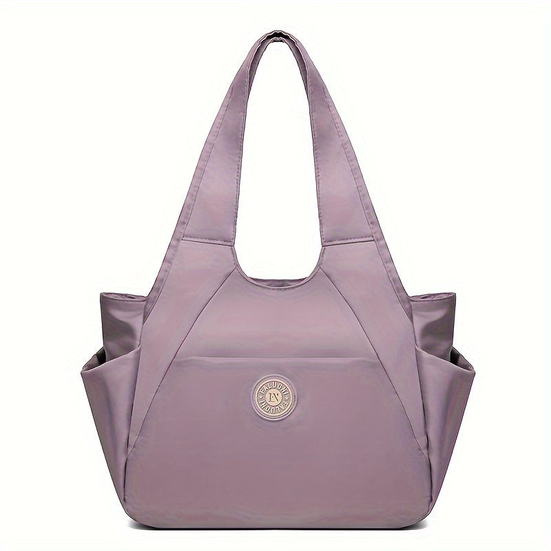 Large Capacity Nylon Travel Tote Bag For Women, Single Shoulder Bag For Beach, Hiking, And Travel