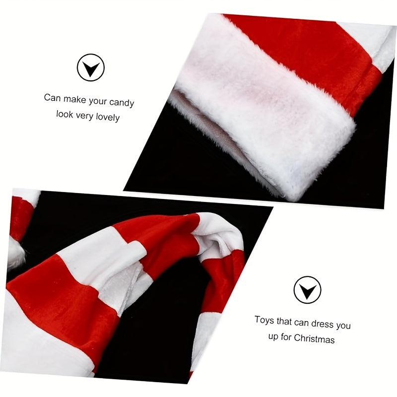 1 Extra Long Fun Party Christmas Hat for Men and Women, DIY Various Shapes, Cute Santa Claus, Ideal Gift