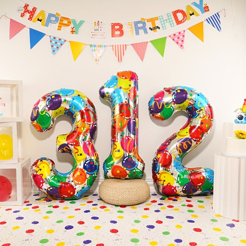 40 Inch Foil Colorful Number Balloons Birthday Party Decor Supplies