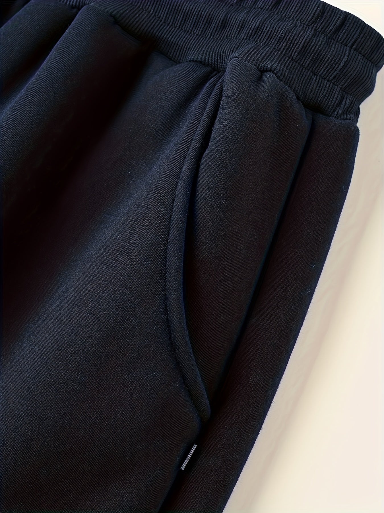 Plus Size Men's Comfortable Sports Casual Pants - Oversized Fashionable Design, Stretchy Fabric, Multiple Pockets, Perfect for Fall and Winter Seasons - Men's Clothing for Everyday Wear