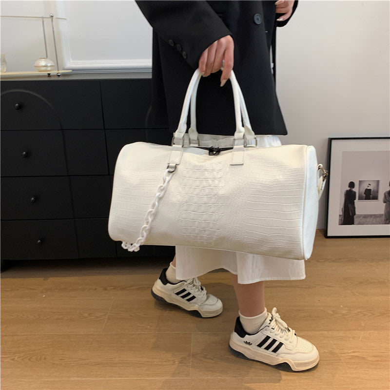 Cross-Border Women's Bag New Fashionable Stylish Advanced Texture Trendy Simple Leisure Chain Portable Shoulder Messenger Bag