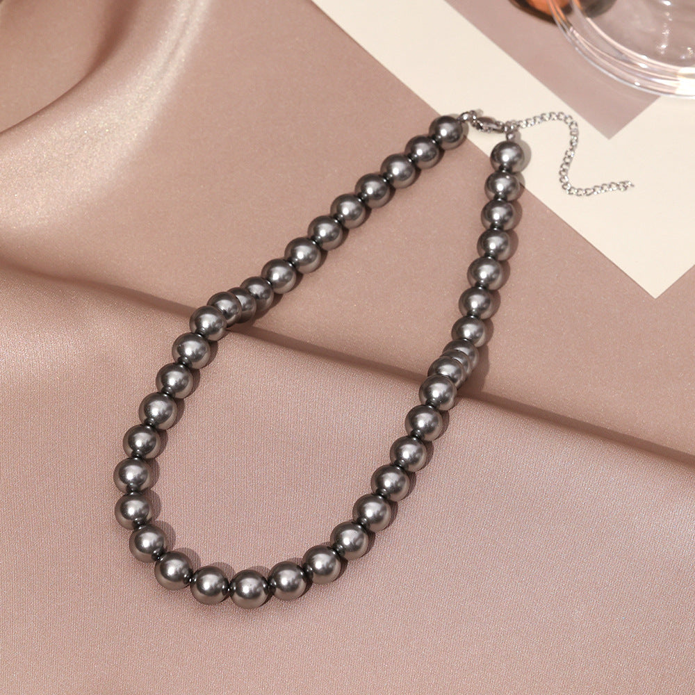 Necklace for Women Fever Same Style Shijia Pearl Clavicle Chain New Graceful and Fashionable Personalized Japanese and Korean Style Necklace