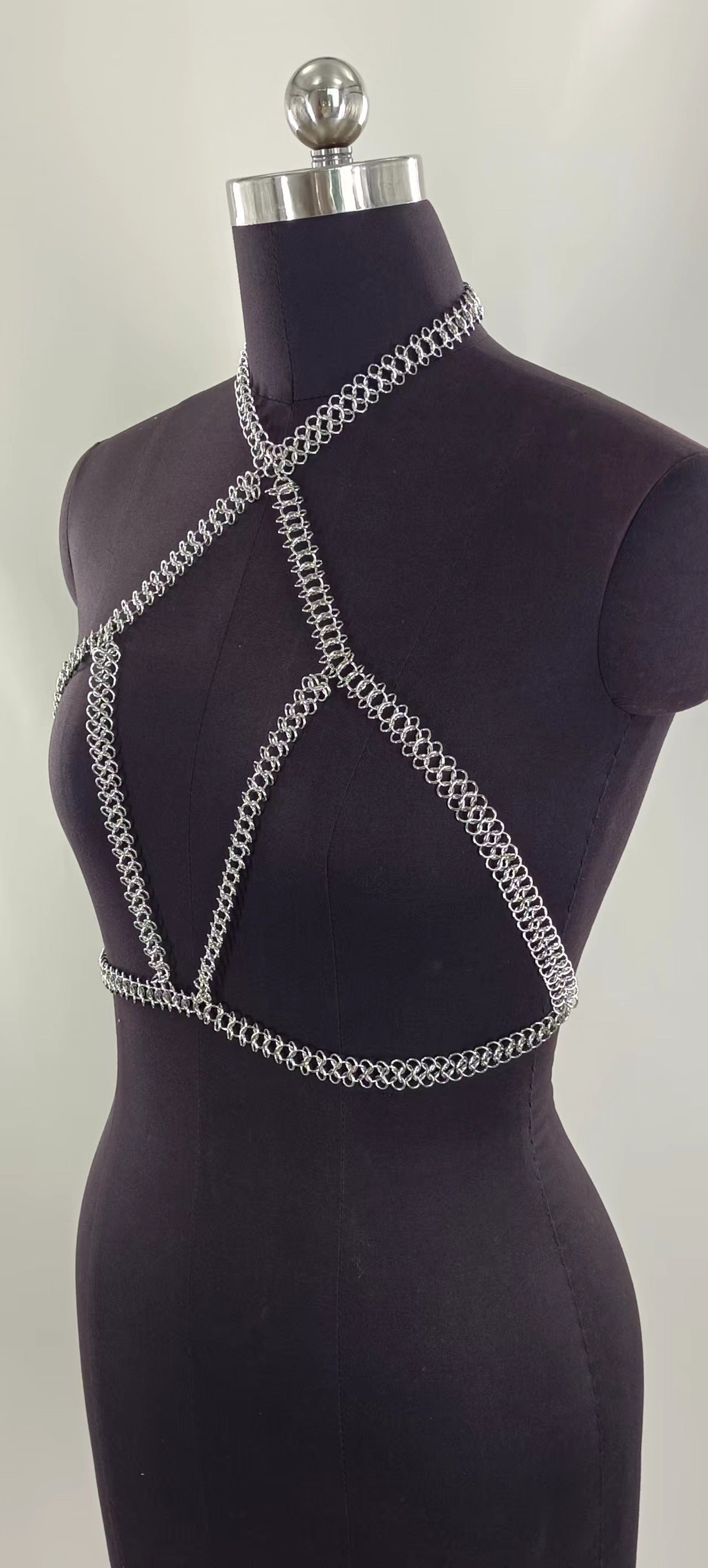 2025 MW3180 2025 body chain sexy personalized neck halter top small vest ring chain body chain