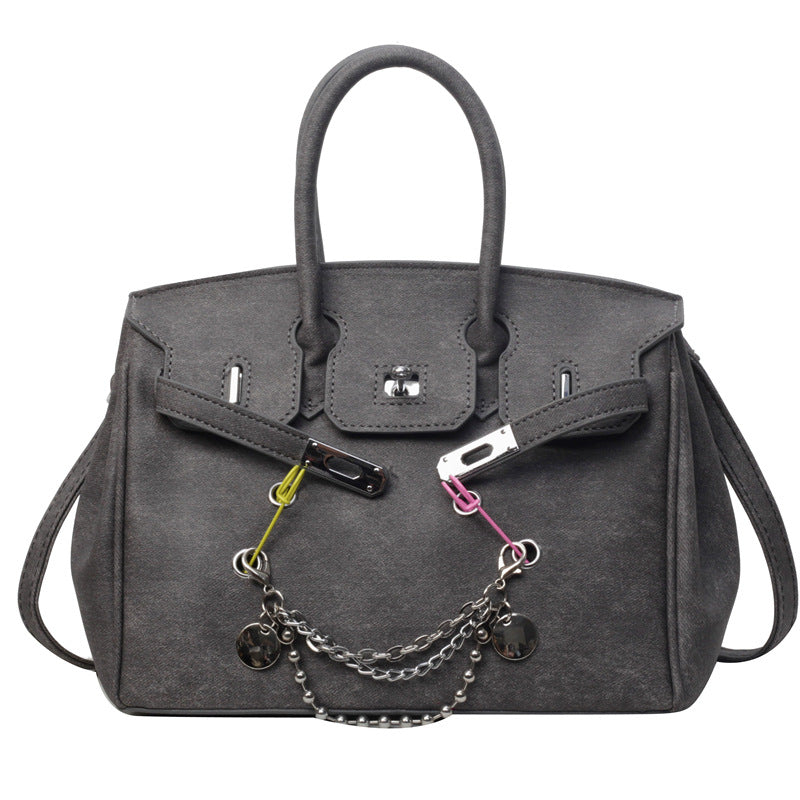 Cross-Border Large Capacity Bag for Women Spring and Summer New Fashion Messenger Bag Popular Portable Birkin Bag