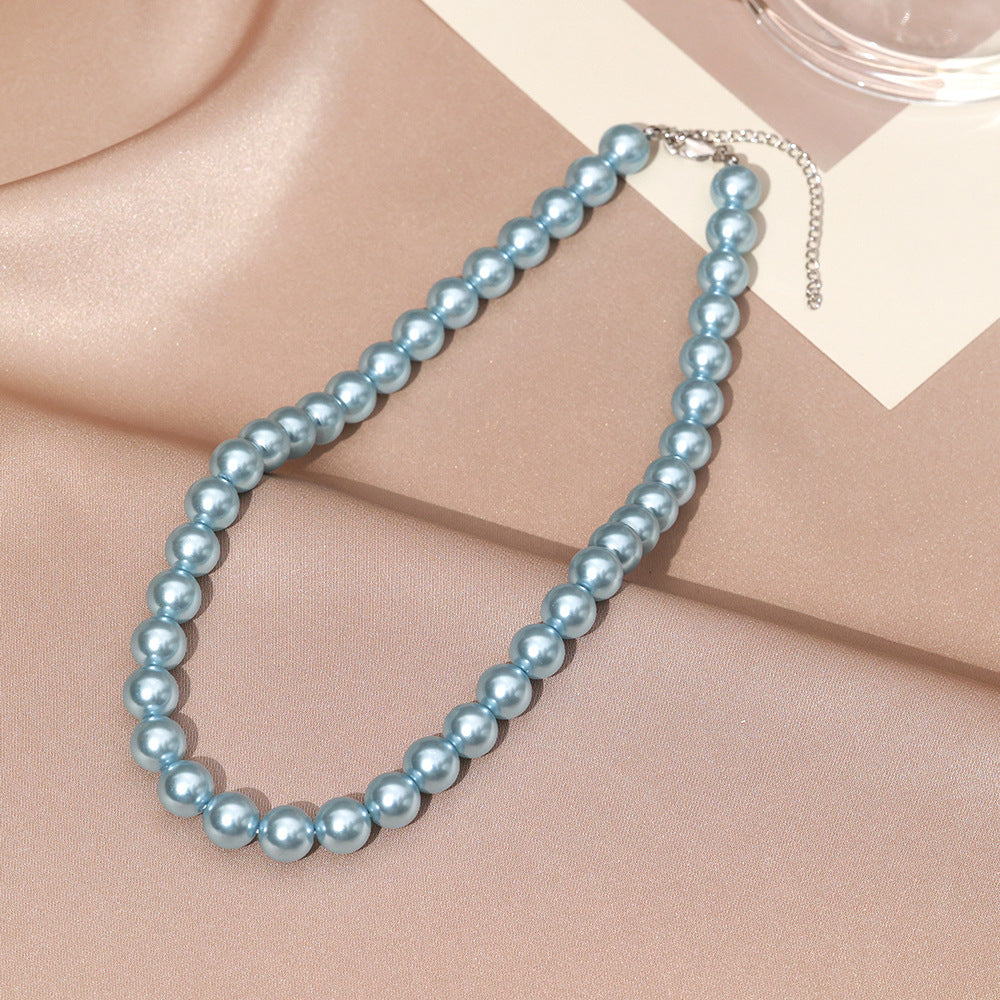 Necklace for Women Fever Same Style Shijia Pearl Clavicle Chain New Graceful and Fashionable Personalized Japanese and Korean Style Necklace