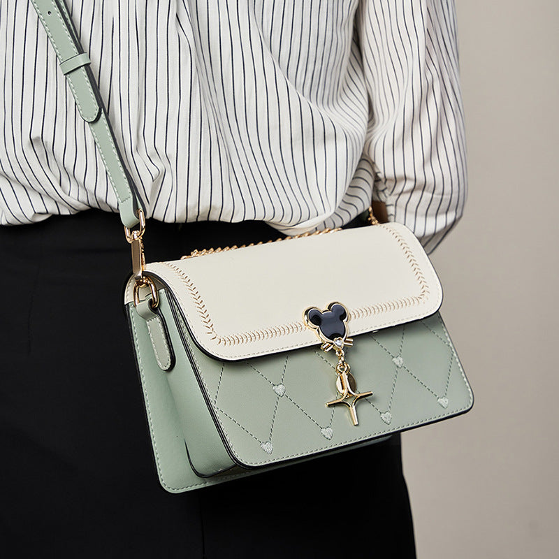 VAKKV 2025 Bag Fashion Versatile Casual Summer Niche High-end Cowhide Small Square Bag Underarm Bag Shoulder Bag Crossbody Bag