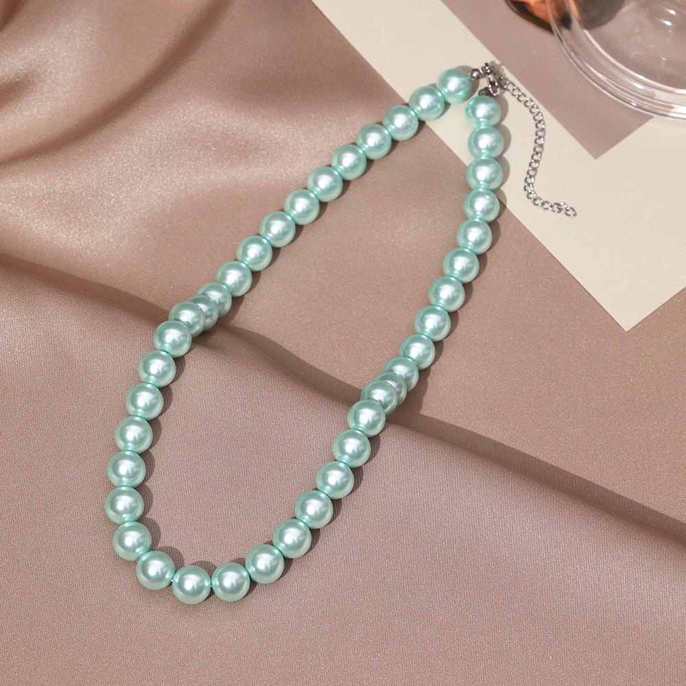 Necklace for Women Fever Same Style Shijia Pearl Clavicle Chain New Graceful and Fashionable Personalized Japanese and Korean Style Necklace