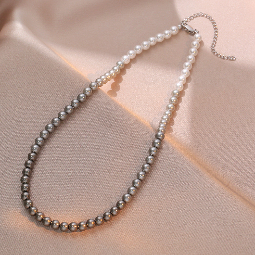 Necklace for Women Fever Same Style Shijia Pearl Clavicle Chain New Graceful and Fashionable Personalized Japanese and Korean Style Necklace