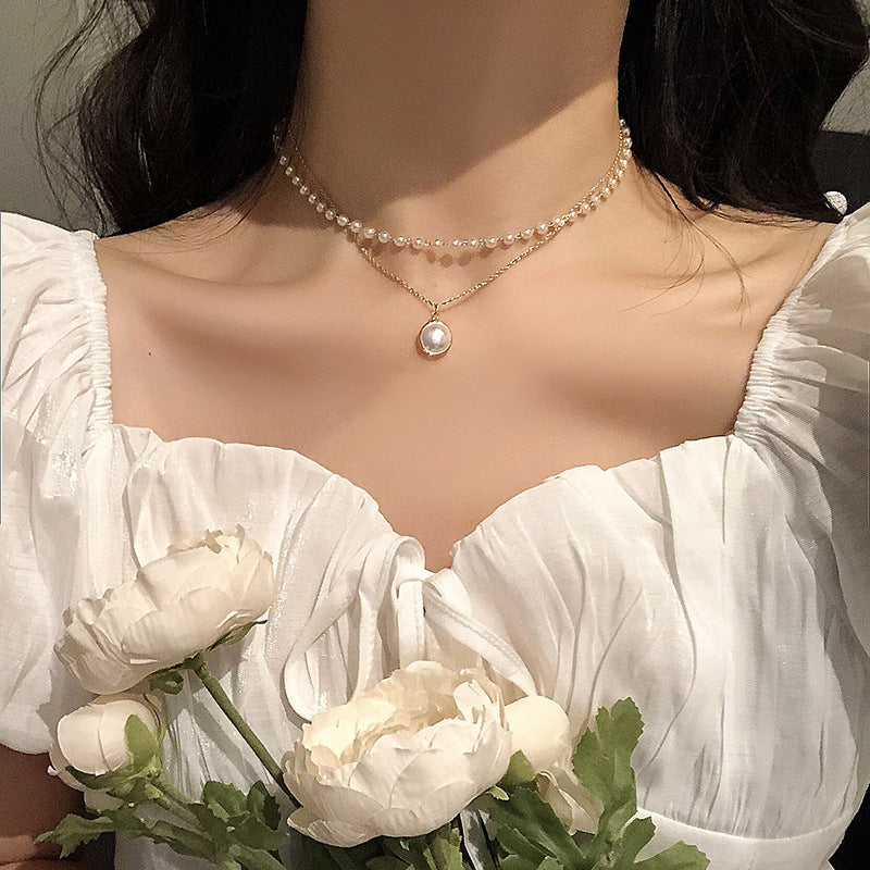 Butterfly Tassel Necklace for Women South Korea Light Luxury High-Grade Clavicle Chain New Popular Minority All-Match Ornament