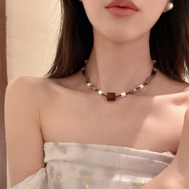 Butterfly Tassel Necklace for Women South Korea Light Luxury High-Grade Clavicle Chain New Popular Minority All-Match Ornament