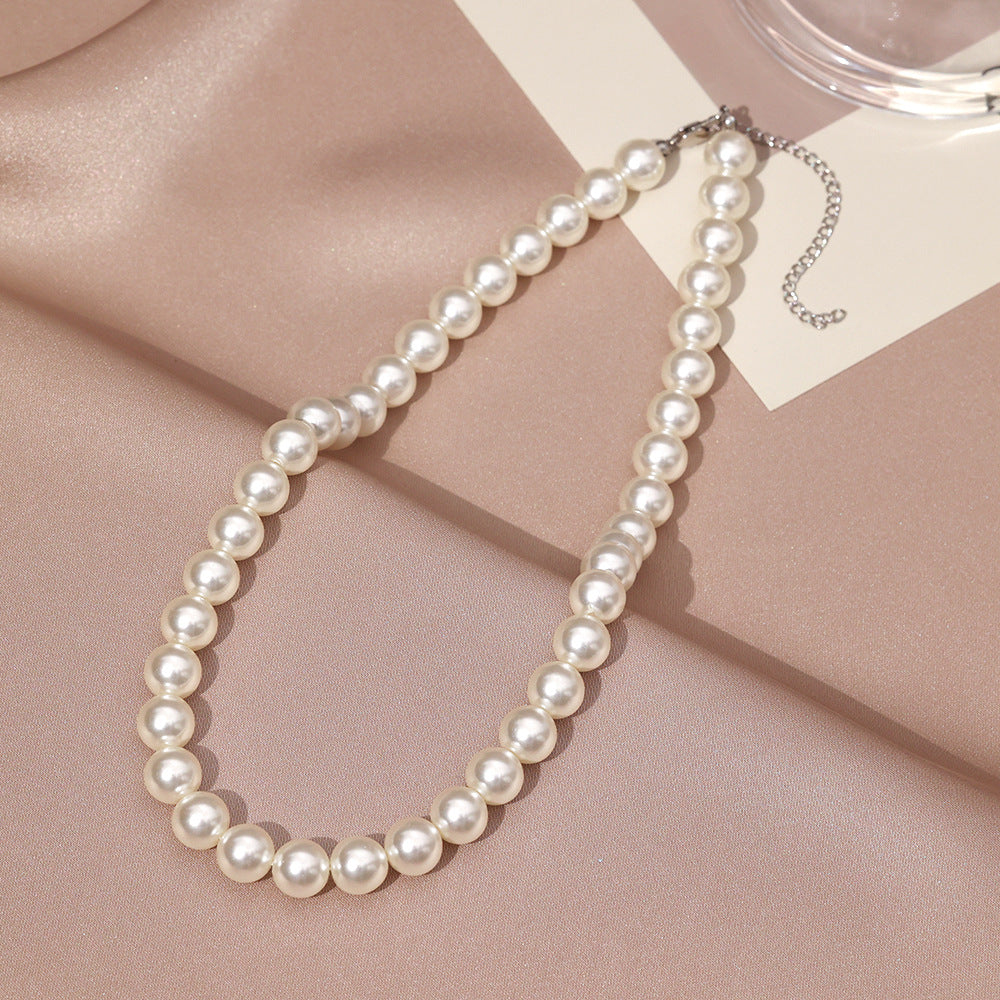 Necklace for Women Fever Same Style Shijia Pearl Clavicle Chain New Graceful and Fashionable Personalized Japanese and Korean Style Necklace