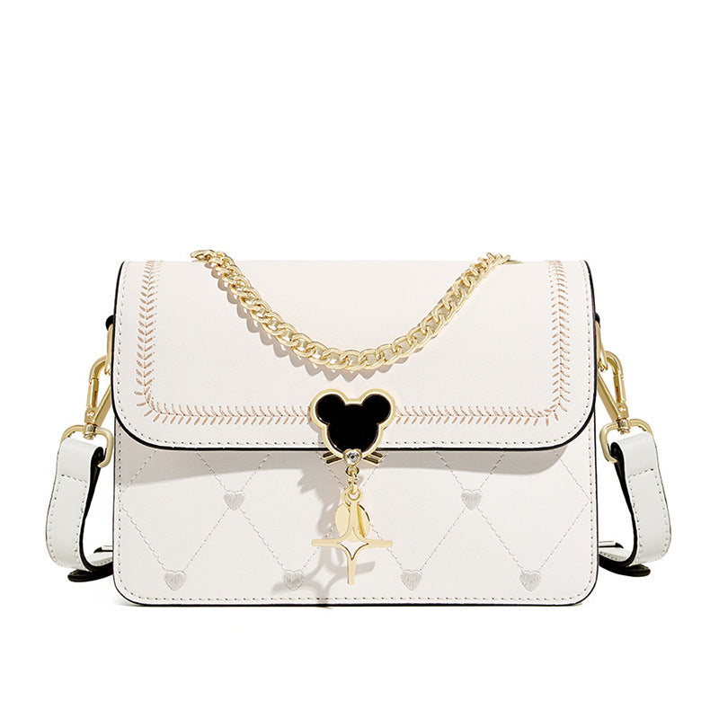 VAKKV 2025 Bag Fashion Versatile Casual Summer Niche High-end Cowhide Small Square Bag Underarm Bag Shoulder Bag Crossbody Bag
